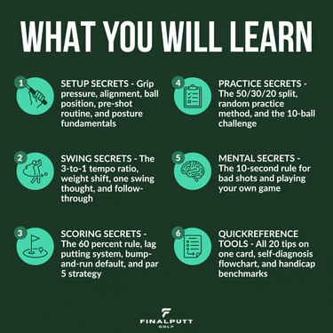 20 TIPS AND TRICKS - Become The Golfer You Want To Be - FinalPutt