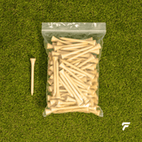 BAMBOO GOLF TEES 70MM (100 PACK) - FinalPutt