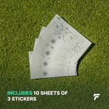 GOLF IMPACT STICKERS (10x3pcs) - FinalPutt