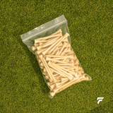 BAMBOO GOLF TEES 70MM (100 PACK) - FinalPutt