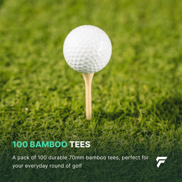 BAMBOO GOLF TEES 70MM (100 PACK) - FinalPutt