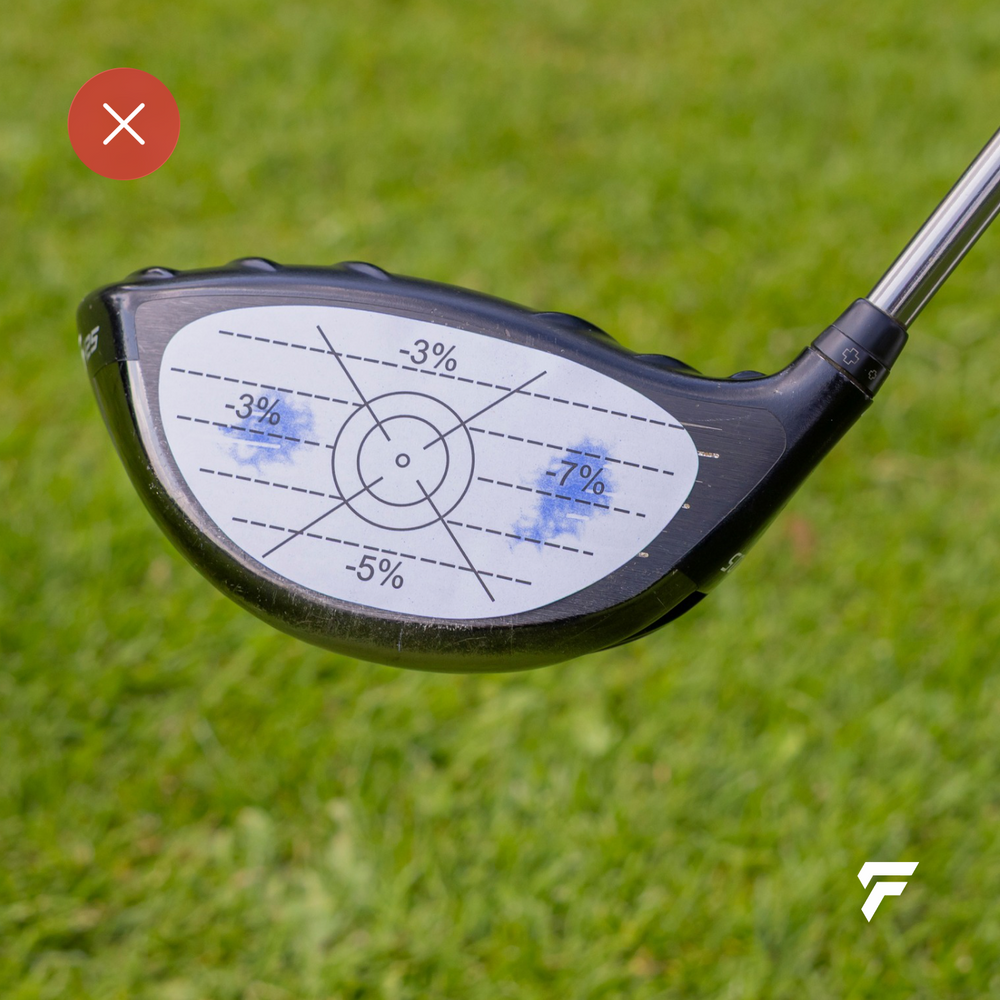 Golf Impact Stickers voor